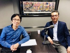 東京FM「0から１を生む力」に出演（パーソナリティ前田出氏）