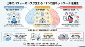 才能が発揮されない脳科学的な理由──DMN・SN・CENで仕事のパフォーマンスが変わる