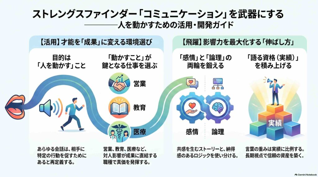 【ストレングスファインダー】「コミュニケーション」の強みを最大限に活かす方法と伸ばし方